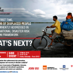 Integrating Displacement into Post-2015 Framework for Disaster Risk Reduction